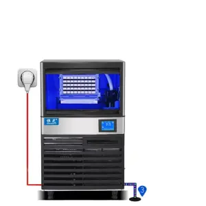 50kg Block Ice Vending Machine Tube Ice Machine