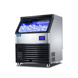HengZhi Commercial Electric Ice Maker Machine Stainless Steel High Productivity Ice Block Motor Core Large Capacity 110V/220V