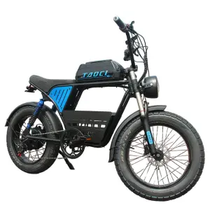 AKEZ 20" 48V 1500W Fat Tire Electric Bike-Powerful, High-Speed, Off-Road Ready, Perfect for Adventure & Outdoor Exploration