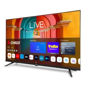 Global Version Android 11 Smart TV, 32 Inch, 4K UHD Frameless LED TV, WiFi Bluetooth Netflix YouTube Google Play HDR10