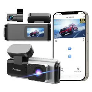 Car DashCam 4k WIFI Dual Lens Car Dash Cam 4k Front and Rear Dash Camera Dash Cam Front and Rear 4k Dash Camera for Cars