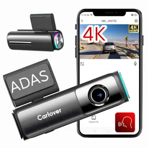 Starvis2 4K ADAS GPS Car Dashcam with 5G WiFi Front/Rear Cameras Dual Lens Night Vision & Waterproof Video Recorder