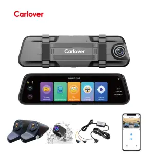 4K 10 Inch Touch Screen 4 Channel ADAS WIFI Mirror Car Camera Dash Cam Night Vision Made in China