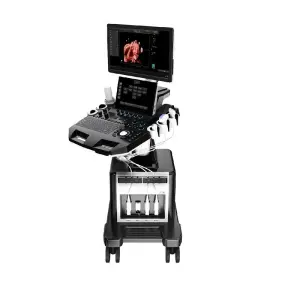High Quality 3D/4D Trolley Ultrasound Color Doppler Ultrasound Machine with Certification for Hospital Use