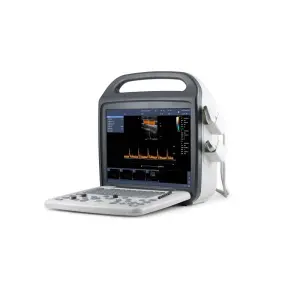 Human Use Portable Ultrasound Color Doppler Ultrasound Machine with Convex and Linear Probe for Clinic