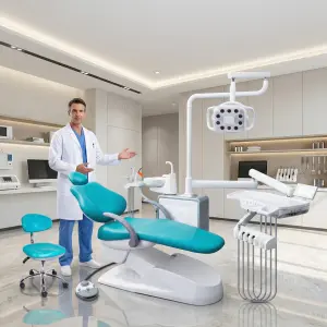 Promotional Injection Molded Dental Chair Unit Cost-Effective Dental Chair with Basic Control System for Budget-Conscious
