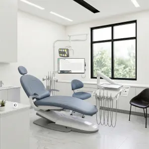 B100L Ultra Dental Unit 10000N Lifting Force Dual Motor Digital Chair Smart Voice Assistant Swivel Seat for Surgery Surgery