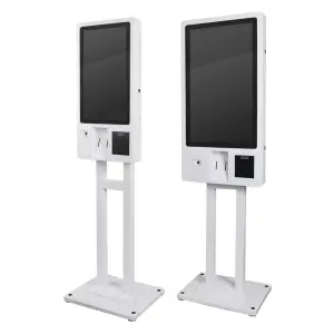 Supermarket Floor Standing Self-Service Payment Kiosk with Wall Hanging Touch Screen POS Printer SDK Function for Self-Ordering