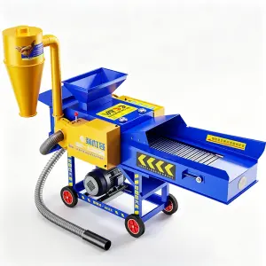 New Wet & Dry Straw Grass Forage Processing Crusher Machine-Multifunctional 3.9 Ton/H Capacity Carbon Steel