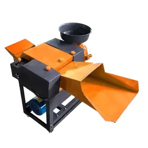 New Electric Engine Chaff Cutter Forage Chopper Home Use Livestock Feed Silage Machine Wheels Capacity High Safety