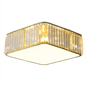 European-Style Luxury Crystal Chandelier Modern LED Pendant Lighting with Luminous Arms Hanging Glass for Living Room
