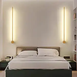 Modern Aluminum LED Wall Lamp Adjustable Dimmable Light for Living Room Bedroom Home Office Stairs Decor Wall Mounted Lamp