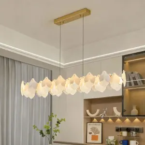 Luxury Wedding Banquet Hall Villa Glass Iron Chandelier Lamp for Home Decor Modern Restaurant Bar Counter Pendant Light