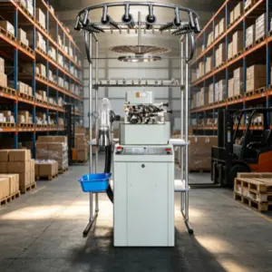 Fully Electronic Single Cylinder Hosiery Machine Professional Automatic Sock Weaving Machine for Clothing Factory
