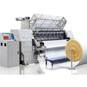 TONGDA TD-128-2B Automatic Multi Needle Quilting Machine | High Speed Lock Stitch Shuttle Quilter for Comforters & Curtains