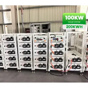 100kw Invert 1000V 1500V 100kwh 200kwh 300kwh Lithium Ion Battery Pack with Hybrid Inverter Commercial PV+ESS