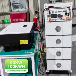 High Voltage Lithium Battery 50kw 100kwh Generator Bess Industrial and Commercial Solar Battery Energy Storage System Container