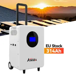 EU Stock Powerwall 51.2V 48V 200Ah 314Ah LiFePO4 Lithium Ion Battery Pack 12V 4kWh 5kWh 15kWh Home Energy Storage System