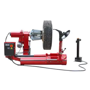 14''-26'' Semi-automatic Truck/Bus Heavy Duty Tire Changer Machine for Commercial Vehicle Big Diameter Tires 220V/380V