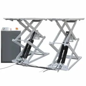 TFAUTENF 3T 3.5T Hydraulic Car Ultra-thin Scissor Lift 3tons Scissor Car Lift Scissor Car Jack Lift