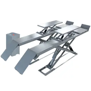 Garage Equipment Super Thin 4T Ground Hydraulic Car Large Wheel Alignment Scissor Lift