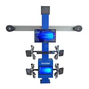 TFAUTENF 3D Four Wheel Alignment Equipment Dual Display Screen Aligner