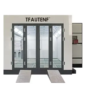 TFAUTENF Customized Diesel Heating Auto Spray Booth Paint Booth Car Painting Room for Vehicle Paint Garage Use with Ce