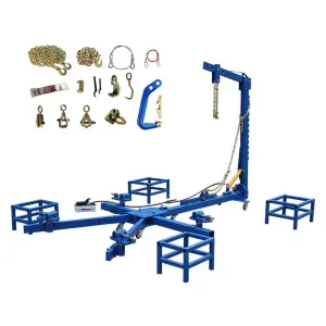 CE Approved Portable Auto Body Collision Repair Frame Puller Machine for Quick Repair
