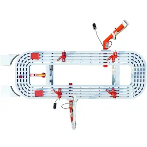 TFAUTENF Car Collision Chassis Straightening Machine Auto Frame Machine Car Repair Bench for Garage Body Repair