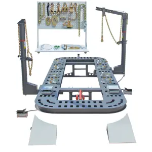TFAUTENF TF-502SP Customizable Car Bench Machine with 17 Feet Platform for Auto Frame Straightening