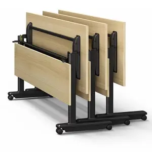 Multi-functional Desk Folding Conference Training Table Chair Combination Extendable Foldable Modern Office Furniture for Hotel