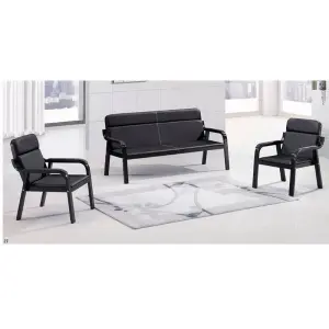Office Furniture Commercial Modern Reception Sofa Office Couch Leather Office Sofa Set Furniture