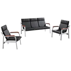 Office Furniture Commercial Modern Reception Sofa Office Couch Leather Office Sofa Set Furniture