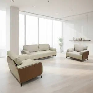 Office Furniture Commercial Modern Reception Sofa Office Couch Leather Office Sofa Set Furniture