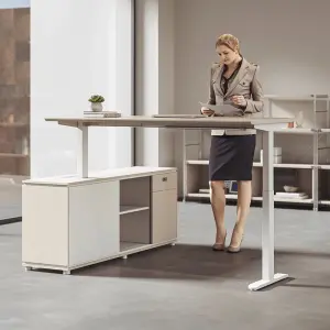 Oficina Office Furniture Computer Table Lift Tables Shanding Desk Sit Stand Desk Height Adjustable Desk