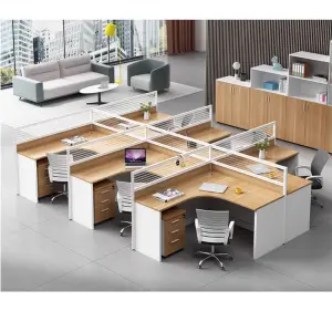 Office Desk Office Staff Desk Simple Modern Screen Station Locker Partition Employee Computer Desk