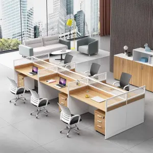 Office Desk Office Staff Desk Simple Modern Screen Station Locker Partition Employee Computer Desk