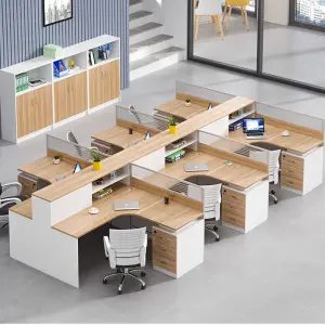 Office Desk Office Staff Desk Simple Modern Screen Station Locker Partition Employee Computer Desk