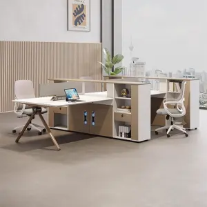 Office Desk Office Staff Desk Simple Modern Screen Station Locker Partition Employee Computer Desk