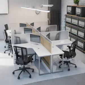 Office Desk Office Staff Desk Simple Modern Screen Station Locker Partition Employee Computer Desk