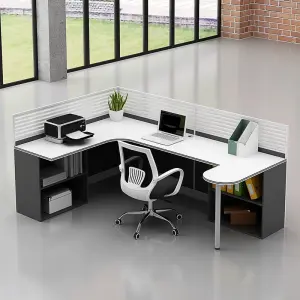Office Desk Office Staff Desk Simple Modern Screen Station Locker Partition Employee Computer Desk