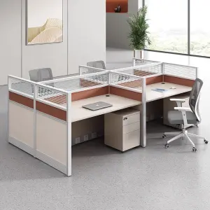 Office Desk Office Staff Desk Simple Modern Screen Station Locker Partition Employee Computer Desk