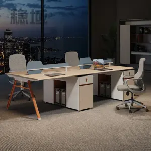 Office desk office staff desk simple modern screen station locker partition employee computer desk