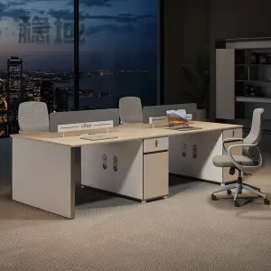 Office desk office staff desk simple modern screen station locker partition employee computer desk