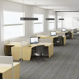 2023 Guangdong Production Modern Office Furniture 4 Person Modular Cubicle Office Workstation Desk