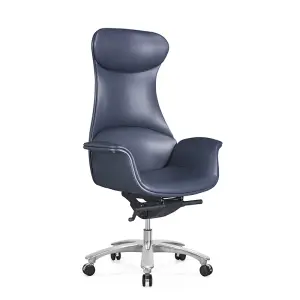 Customized Luxury Modern Executive Ergonomic Office Chairs Ceo Boss Manager Genuine Office Leather Chair