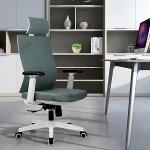 Modern High Back Swivel Office Chair Executive Lift Chair with Wheels Fabric Mesh Office Furniture