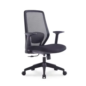 Modern Executive Office Chair Wholesale Contemporary Ergonomic Swivel Mesh Adjustable Headrest BIFMA Certified Metal Fabric