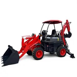 TH10-50 Backhoe Excavator Loader Tractor New Backhoe Digger Mini Loader 4x4 Backhoe Wheel Loader