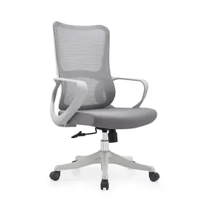 Modern Style Swivel Mesh Mid Back Full Mesh Lift Chair Sillas with Tilt Function